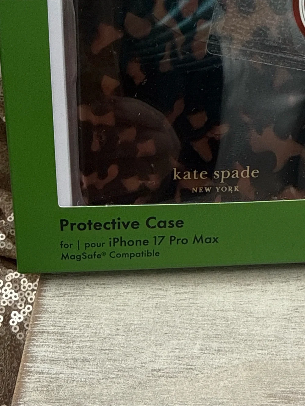 kate spade New York Brown Tortoiseshell iPhone 17 pro max Case new